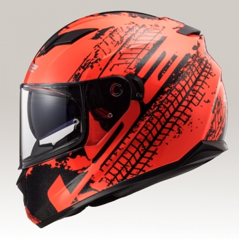 Helm LS2 Lava FF 320 schwarz/orange