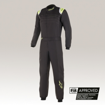 Alpinestars Overall KMX 9 v2 schwarz - neongelb