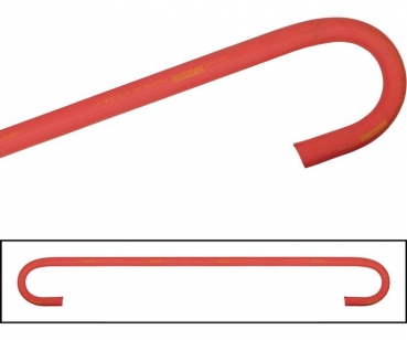 Kühlwasserschlauch rot 2x 180° Bogen